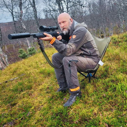 Lett og stødig turstol med ryggstø