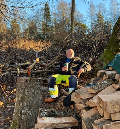 Lett og stødig turstol med ryggstø