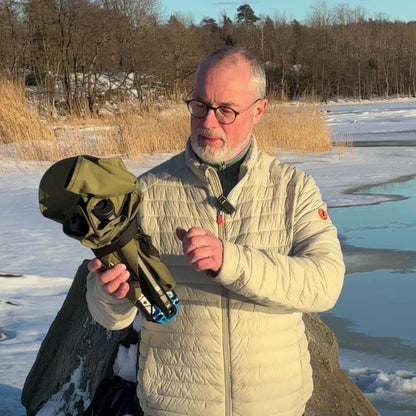 Lett og stødig turstol med ryggstø